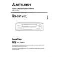 MITSUBISHI HS651V(E) Manual de Usuario