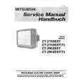 MITSUBISHI CT2553EST Manual de Servicio